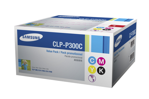 Samsung CLP-P300C toner cartridge 4 pc(s) Original Black, Cyan, Magenta, Yellow – image 2