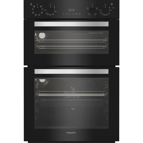 Hotpoint Dih 82G B Built In Electric Double Oven - Black - A/A Rated, Black - image 1