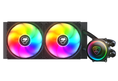 COUGAR CGR-PSDELRGB-B-240 Корпус компьютера All-in-one liquid cooler Черный 1 шт