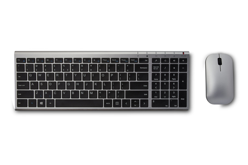 MEDION BOW2800 keyboard Mouse included Universal RF Wireless AZERTY Silver