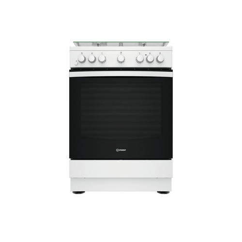 Indesit IS67G4PHW/E/1 Freestanding cooker Electric Gas Black, White – image 1
