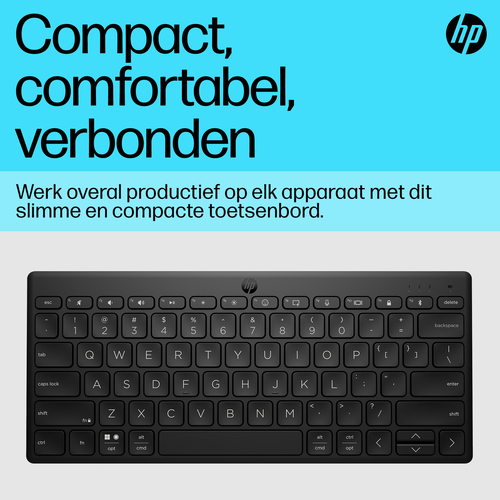 HP 350 Compact Draadloos Toetsenbord Zwart Qwerty