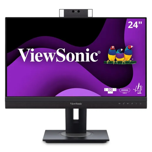 24IN 1080P VIDEO CONFERENCING MONITOR WITH WINDOWS HELLO COMPATIBLE IR WEBCAM, 9