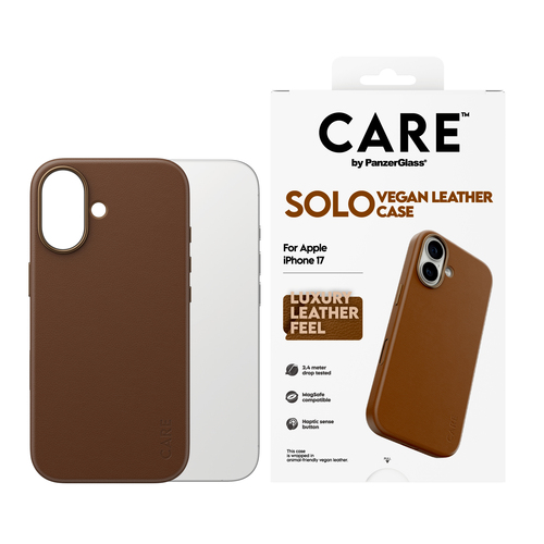 PanzerGlass CARE™ by PanzerGlass® Solo Case Brown iPhone 17 – image 2