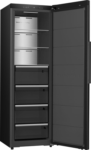 Hisense KitchenFit FT5K310GSFC 186cm Frost Free Upright Freezer - Black Stainless Steel - C Rated, Black - image 3