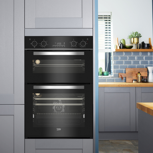 Beko BBDQF24300B 90cm Built-In Double Fan Oven with Touch Control LED Timer – image 7