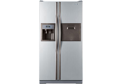 Samsung RS25FAMS side-by-side refrigerator Freestanding
