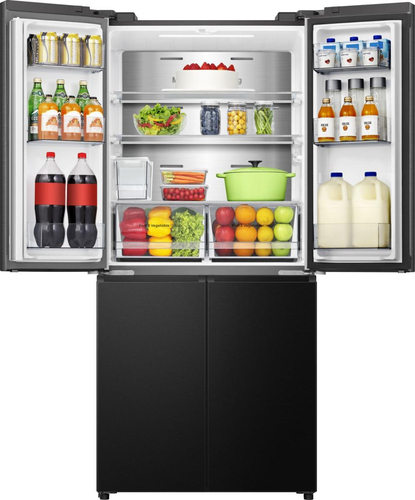 Hisense PureFlat Slim RQ5P470SYFD Fridge Freezer - Black - image 4