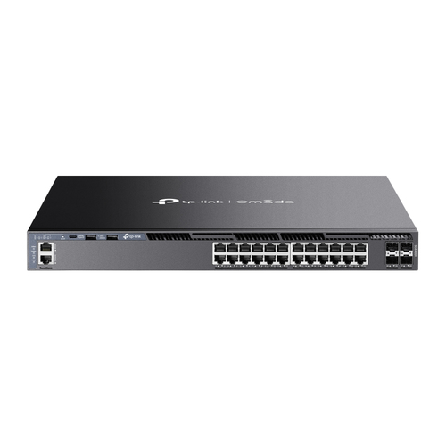 TP-Link Omada SG6428X сетевой коммутатор Управляемый L3 Gigabit Ethernet (10/100/1000) 1U Черный