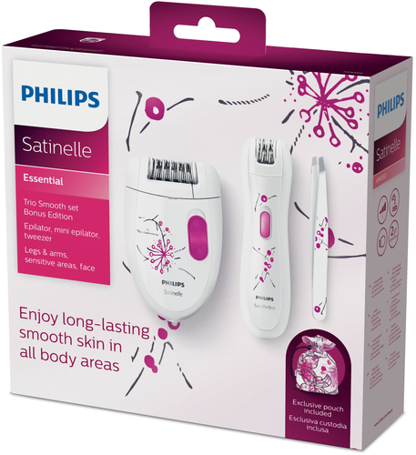 Philips Satinelle Essential HP6550/01 epilator Pink, White – image 2