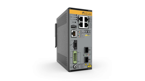 AT-IE220-6GHX-980 4x 10/100/1000T 2x 1G/10G SFP Industrial Ethernet Layer 2 Switch PoE Support TAA AT-IE220-6GHX-980