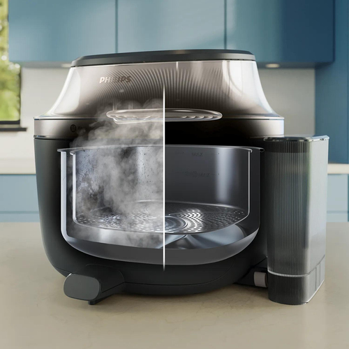 Philips 5000-serie met stoomfunctie - NA547/07 Airfryer Zwart, afbeelding 4