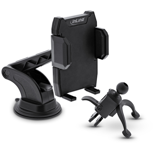 InLine Smartphone Car holder ONE CLICK EASY II, universal