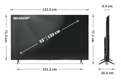 Sharp 55HP5265E TV – image 8