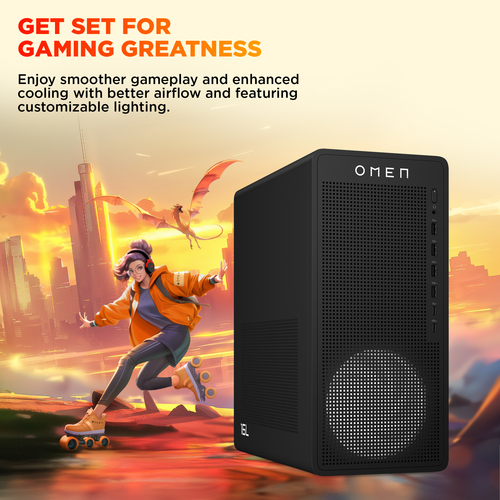 HP Omen 16L TG03-0007na Amd Ryzen 5 8500F 16GB RAM 1TB SSD Rtx 5060 Windows 11 Home Gaming Tower PC - image 8