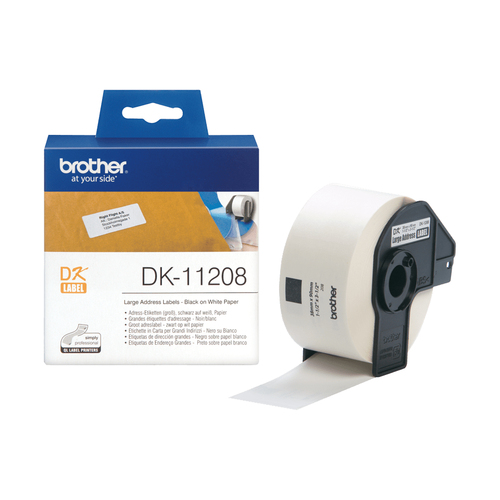 Original Brother DK11208 QL Large Address Labels - image 1