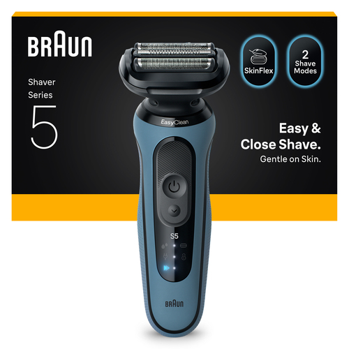 Braun Series 5 52-A1000S men's shaver Foil shaver Blue – image 2