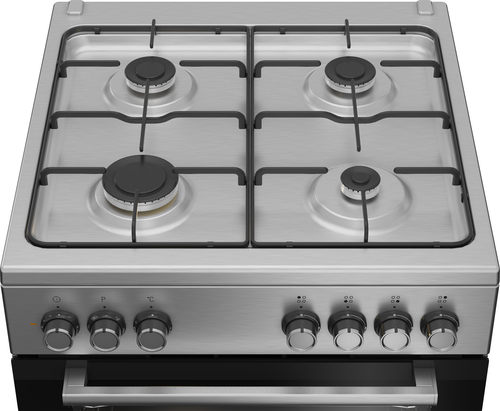 Beko FBE62130GXDN cooker Freestanding cooker Electric Gas Black – image 4