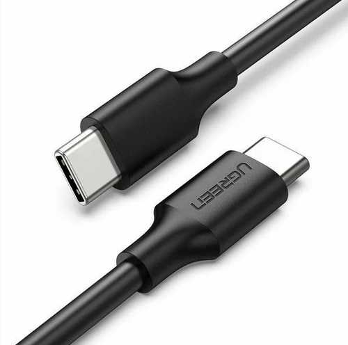 Cable USB-C a USB-C 1 Metro Carga Rápida de hasta 60W Transferencia de datos de 480 Mbps PD30 QC 40/30/20 FPC AFC Duradero y Flexible Caja ABS Cubierta de TPE Color Negro 50997 - 50997