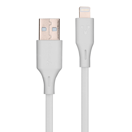 CABLE VORAGO USB-APPLE LIGHTNING 1 METRO BLANCO CAB-L01W CAB-L01W - Código: CAB-L01W | Compra en Guadalajara