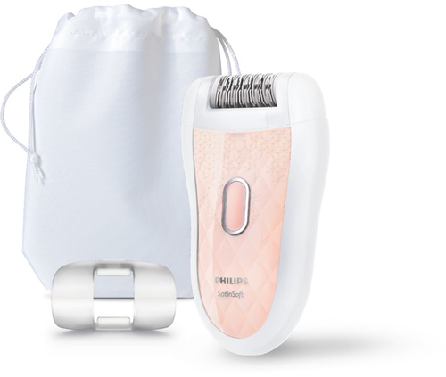 Philips SatinSoft HP6514/01 epilator Coral, White