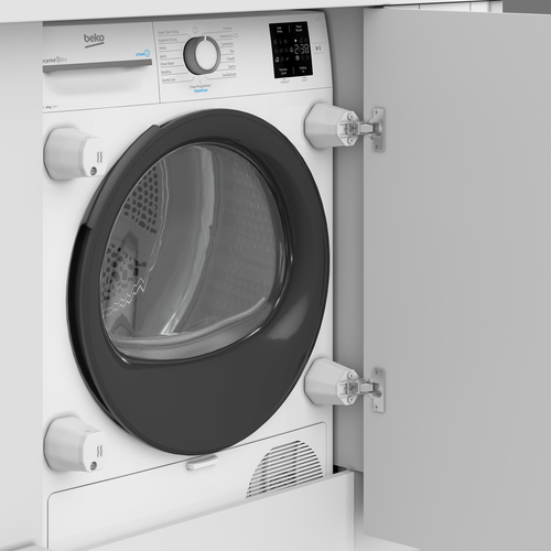 Beko NTIKP81131W 8Kg Integrated Heat Pump Tumble Dryer - White - A++ Rated, White - image 3
