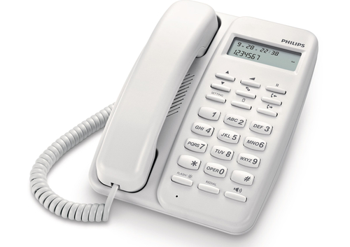 Philips CRD150W/90 telephone Analog telephone Caller ID White