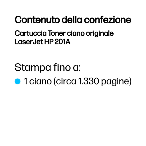 HP 201A – Toner ciano originale