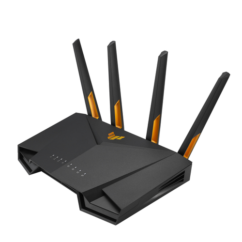 ASUS TUF Gaming AX3000 V2 беспроводной маршрутизатор Гигабитный Ethernet Двухдиапазонный (2,4Ггц/5Ггц) Черный, Оранжевый