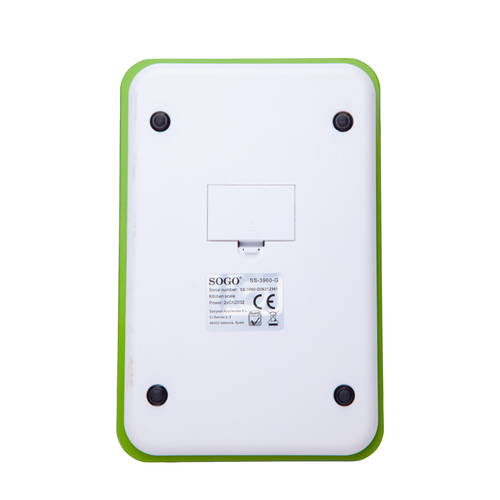 Sogo BAC-SS-3960G kitchen scale Green Countertop Rectangle Electronic kitchen scale – image 3