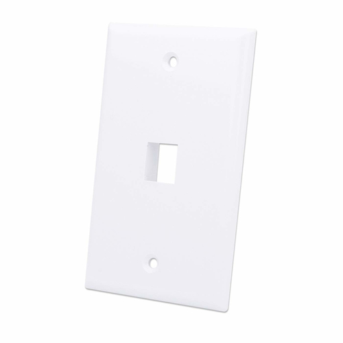 1-OUTLET KEYSTONE WALL PLATE