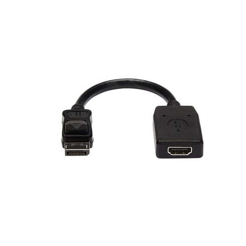 StarTech.com Adaptador DisplayPort a HDMI - Conversor de Vídeo DP a HDMI - 1080p - con Certificación VESA - Convertidor Pasivo Dongle DP a Monitor/Projector HDMI con Conector DP con Pestillo