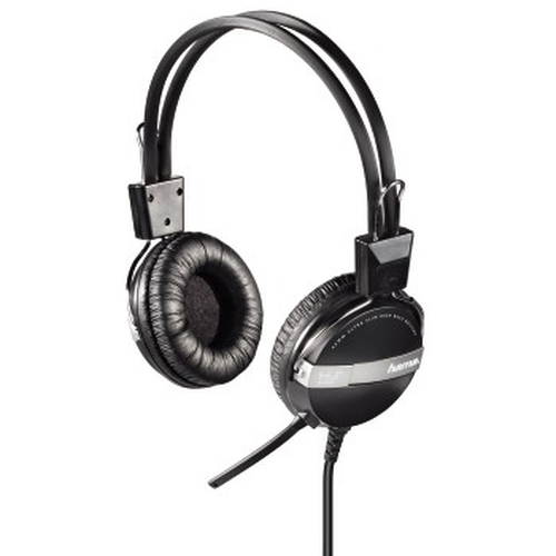 Hama HS-502 Headset Wired Head-band Gaming Black, Silver