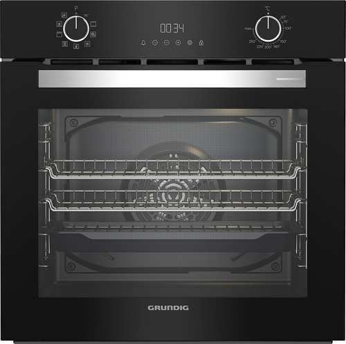 Grundig GEBM12300B 60cm HotAero Pro Multi-Function Oven with Catalytic Liners – image 1