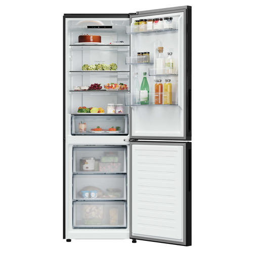 Hoover H-Combi 300 HONCQ2T618EBK 185cm 60/40 Total No Frost Fridge Freezer - Black - E Rated, Black - image 2