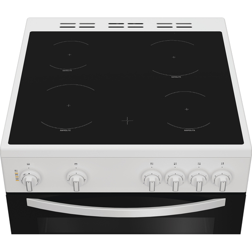 Indesit ITE6VMW 60cm Wide Single Oven Electric Cooker with Ceramic Hob - White - A Rated, White - image 5