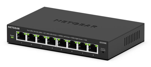 Netgear 8Port Switch 10/100/1000 GS308E GS308E-400EUS