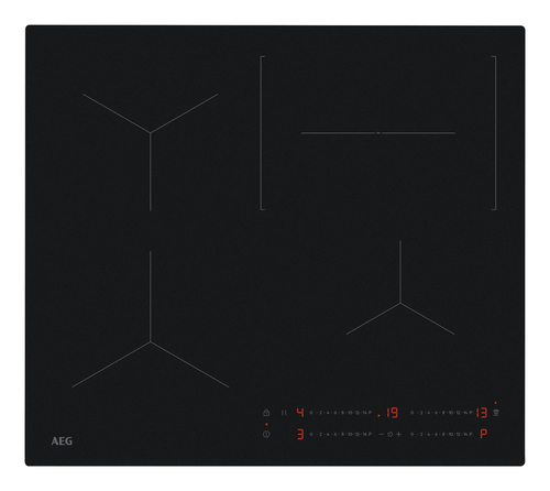 AEG EX6SMSER Черный Встроенный 58 cm Плита с зонами индукции 4 зона(ы)