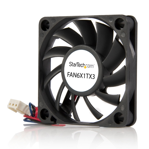 VENTILADOR PARA GABINETE DE COMPUTADORA - VENTILADOR INTERNO PARA TORRE - VENTILADOR 60X10MM CON CONECTOR TX3 - STARTECHCOM MOD FAN6X1TX3 FAN6X1TX3 - FAN6X1TX3