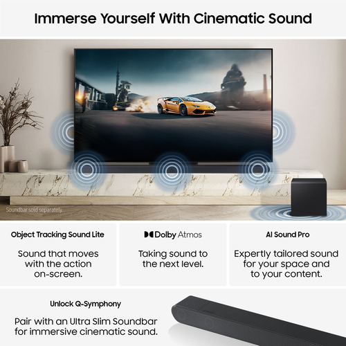 Samsung S93F 83" 4K Ultra HD OLED Smart TV [2025] - QE83S93F, Black - image 3