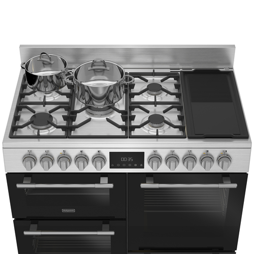 Hotpoint RH100FA21BX cooker Range cooker Electric Gas Stainless steel – image 4
