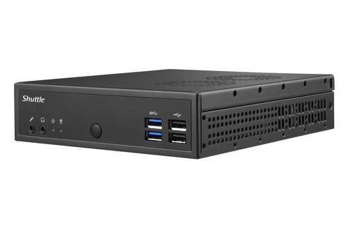 Shuttle XPC slim Barebone DH02U, Intel Celeron 3865U, 4x HDMI 2.0b 1x LAN, 1x COM, incl. VESA 24/7 permanent operation – image 2