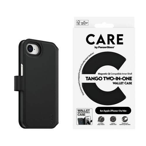 CARE by PanzerGlass Tango 2-in-1 Wallet Case w Qi iPhone 17e  16e – Foto 4 von 5