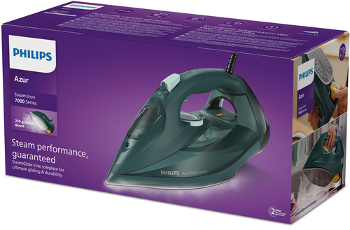 Philips 7000 series DST7050/70 iron Steam iron SteamGlide Elite soleplate – image 4