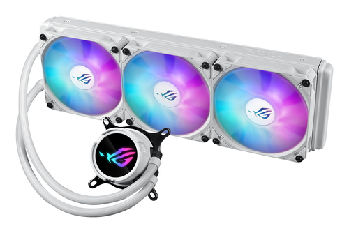 Asus Rog Strix LC Iii 360 Argb Liquid CPU Cooler - White - 90RC00T2-M0UAY0 - image 1