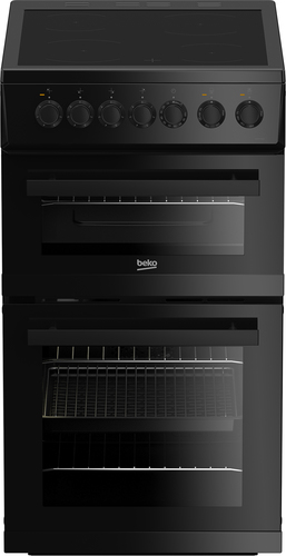 Beko EDVC503B 50cm Double Oven Electric Cooker