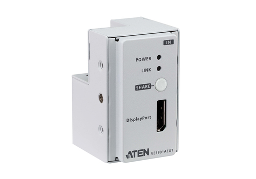 ATEN DisplayPort HDBaseT-Lite Transmitter with EU Wall Plate / PoH – image 6