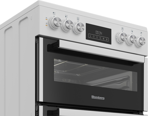 Blomberg HKRN651W 60cm Freestanding Electric Double Oven Cooker – image 2