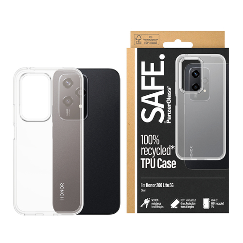 PanzerGlass SAFE. by PanzerGlass® Case for Honor 200 Lite 5G | Transparent – image 2