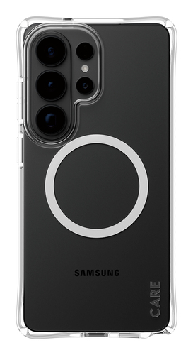 PanzerGlass CARE™ by PanzerGlass® Samba Case Transparent w. White Qi Samsung Galaxy S26 Ultra